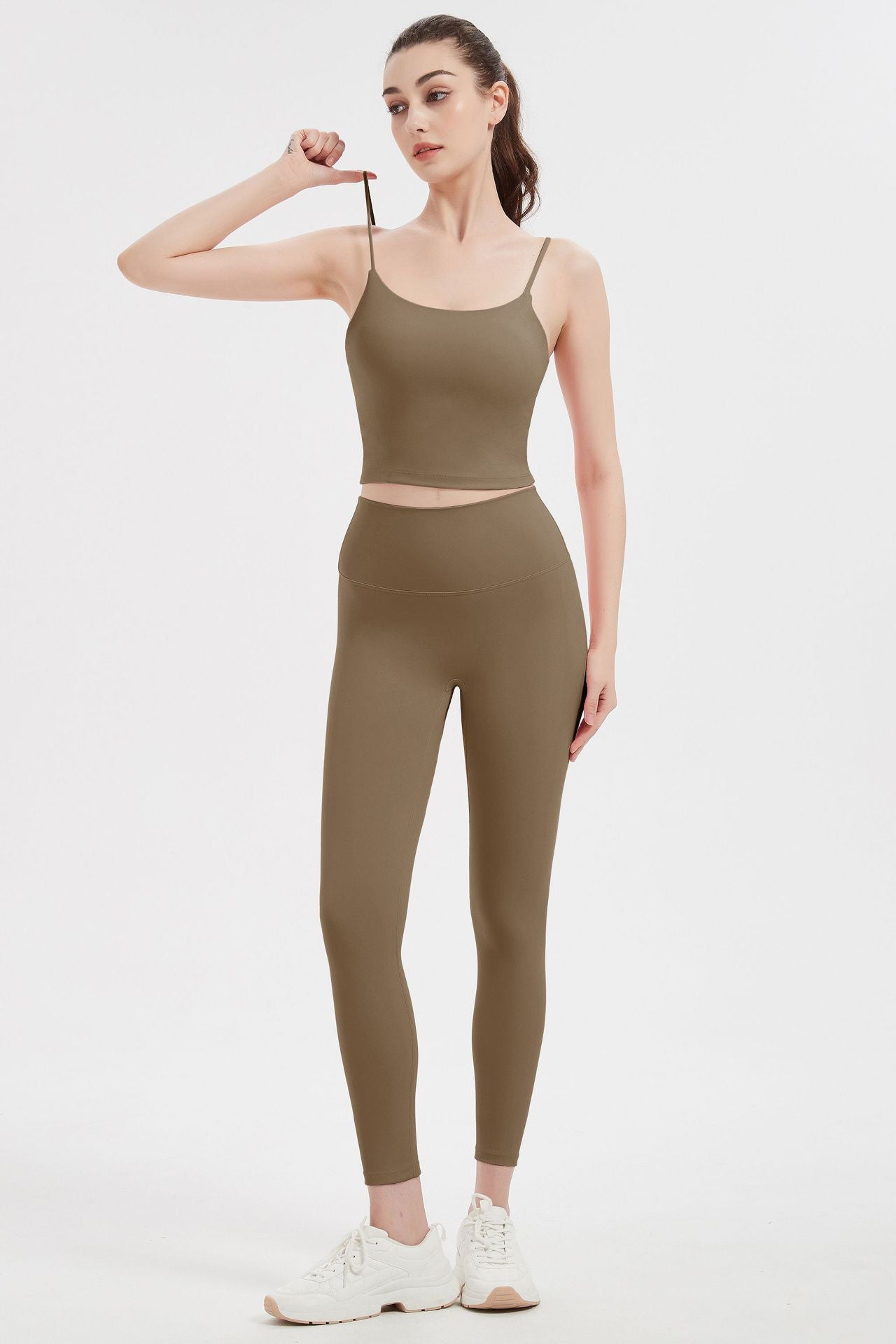 Sportswear Two Piece Set with Chest pad