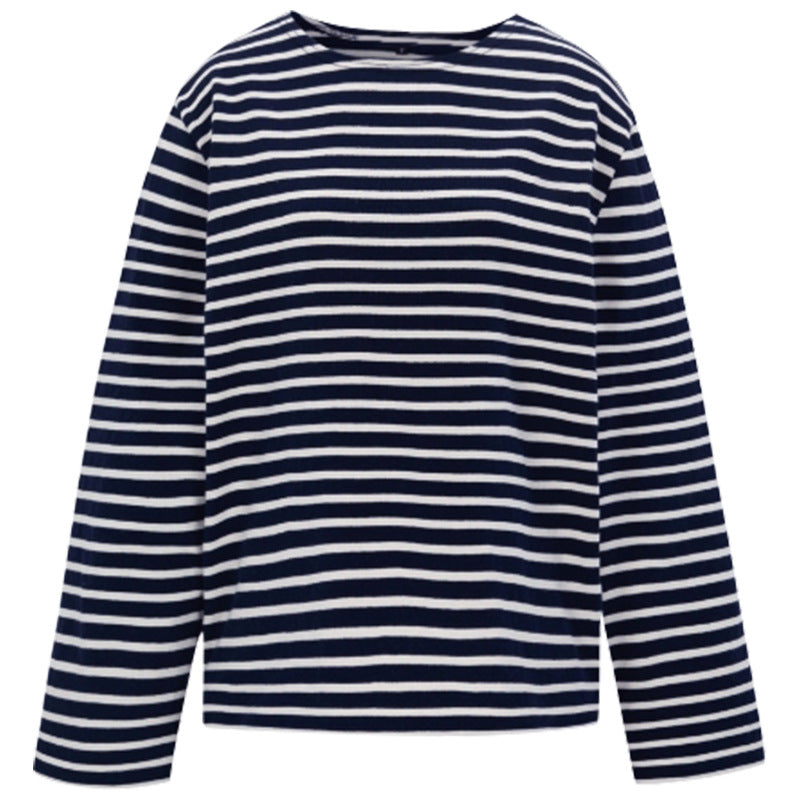 Loose Cotton Striped Top