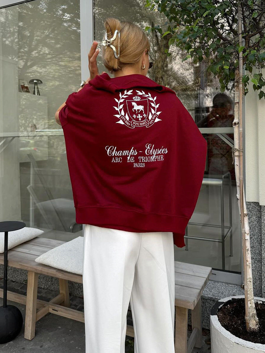 Soft French Burgundy Sweatshirt