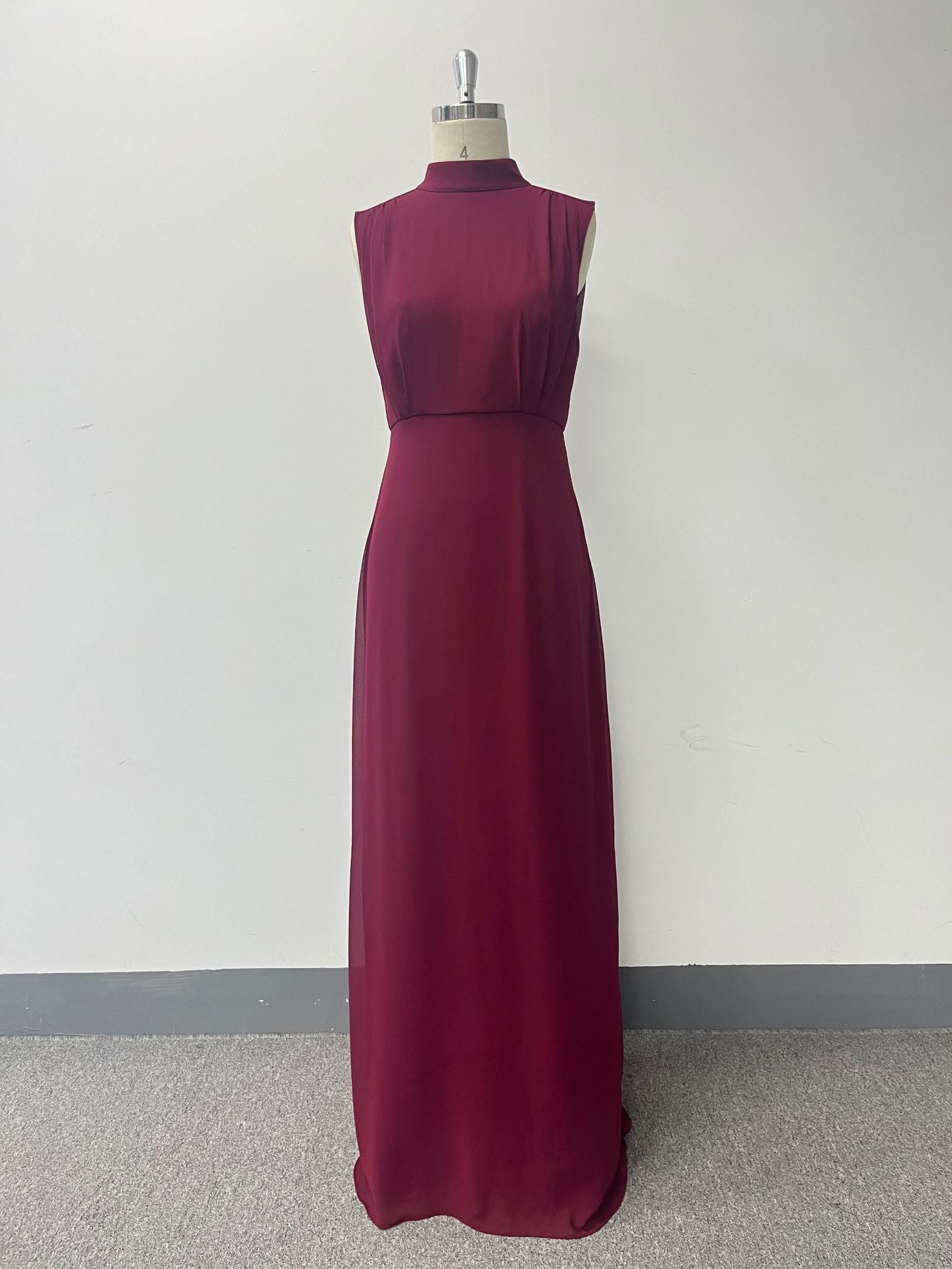 Sleeveless Elegant Chiffon Dress