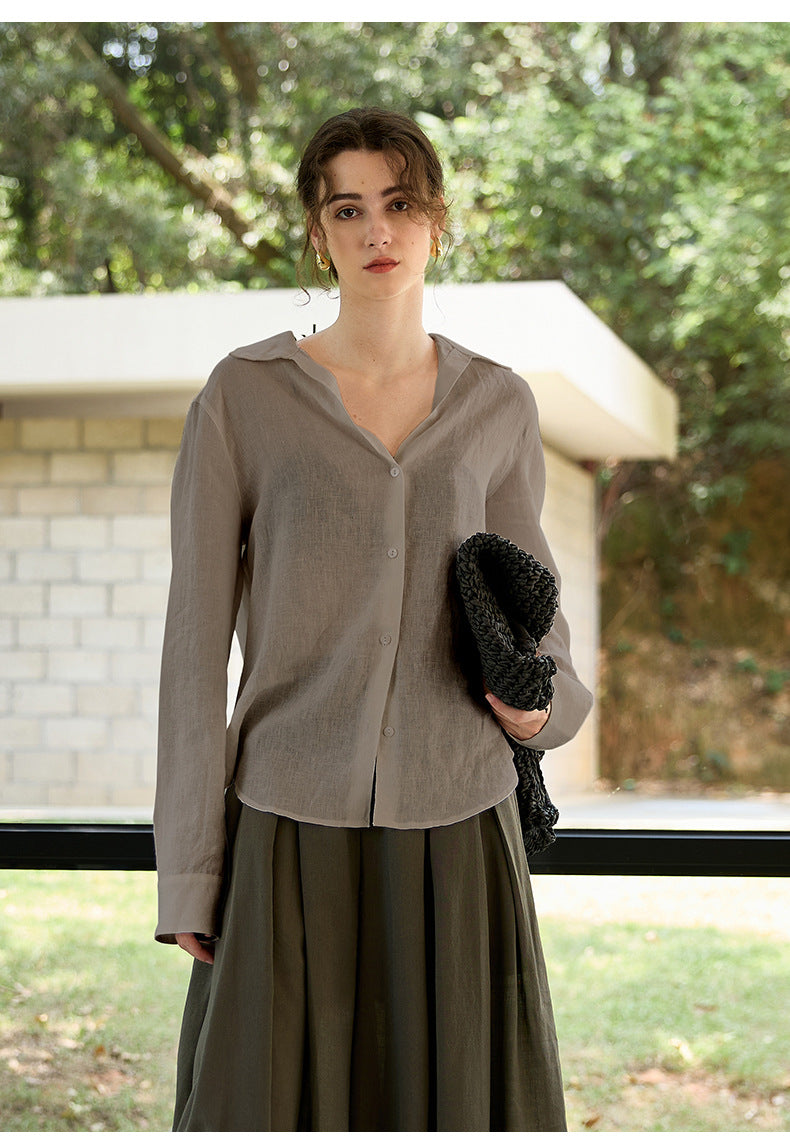 Pure Linen button down Shirt