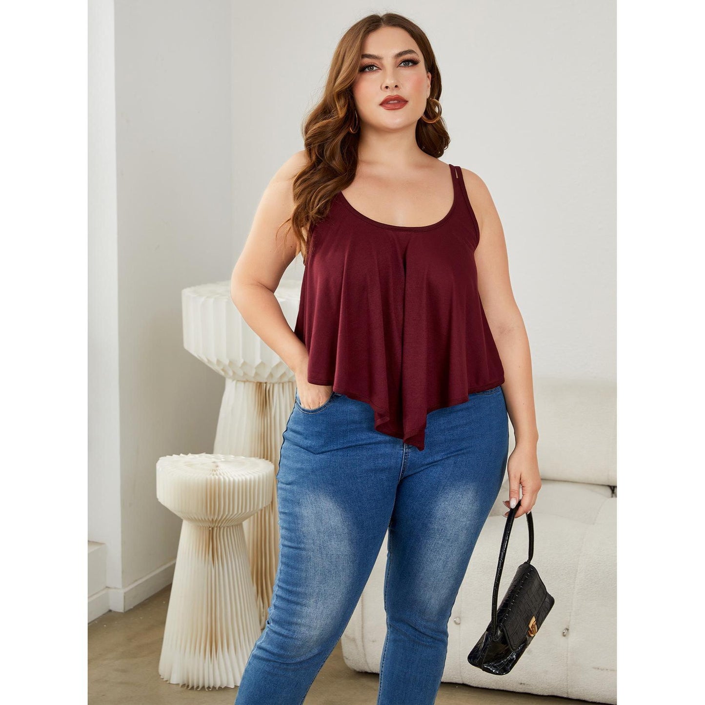Burgundy Tank