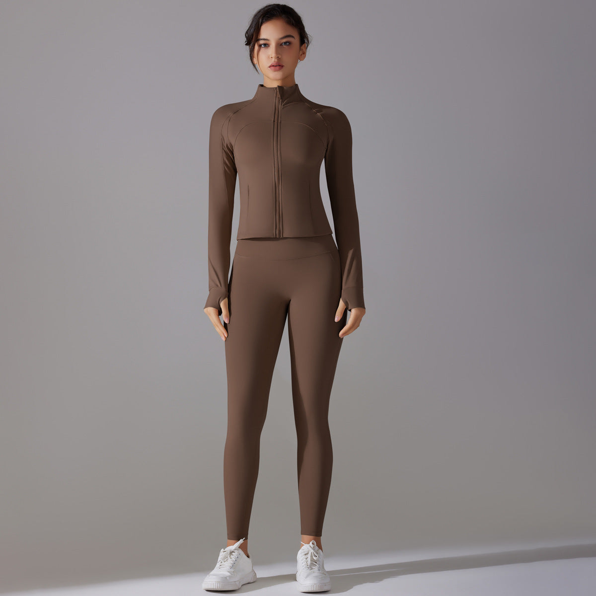 Long Sleeve Zipper Jacket & Pants Set