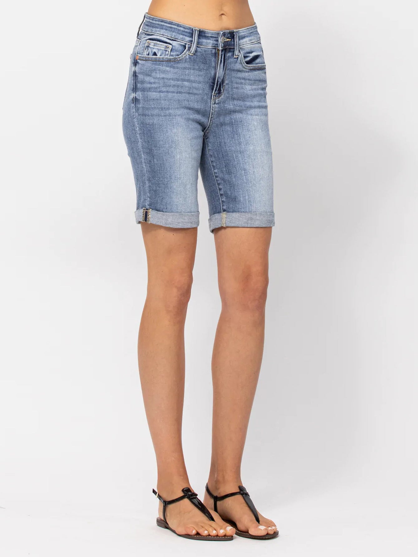 Casual Slim Fit Denim Shorts
