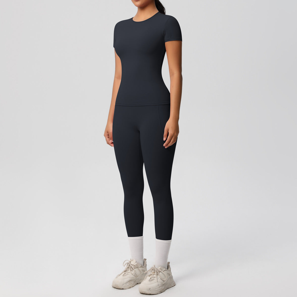 Short Sleeve Breathable Top & Pants Set