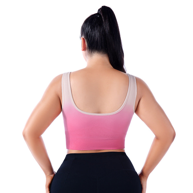 Thin One-Piece Push Up Yoga Bra