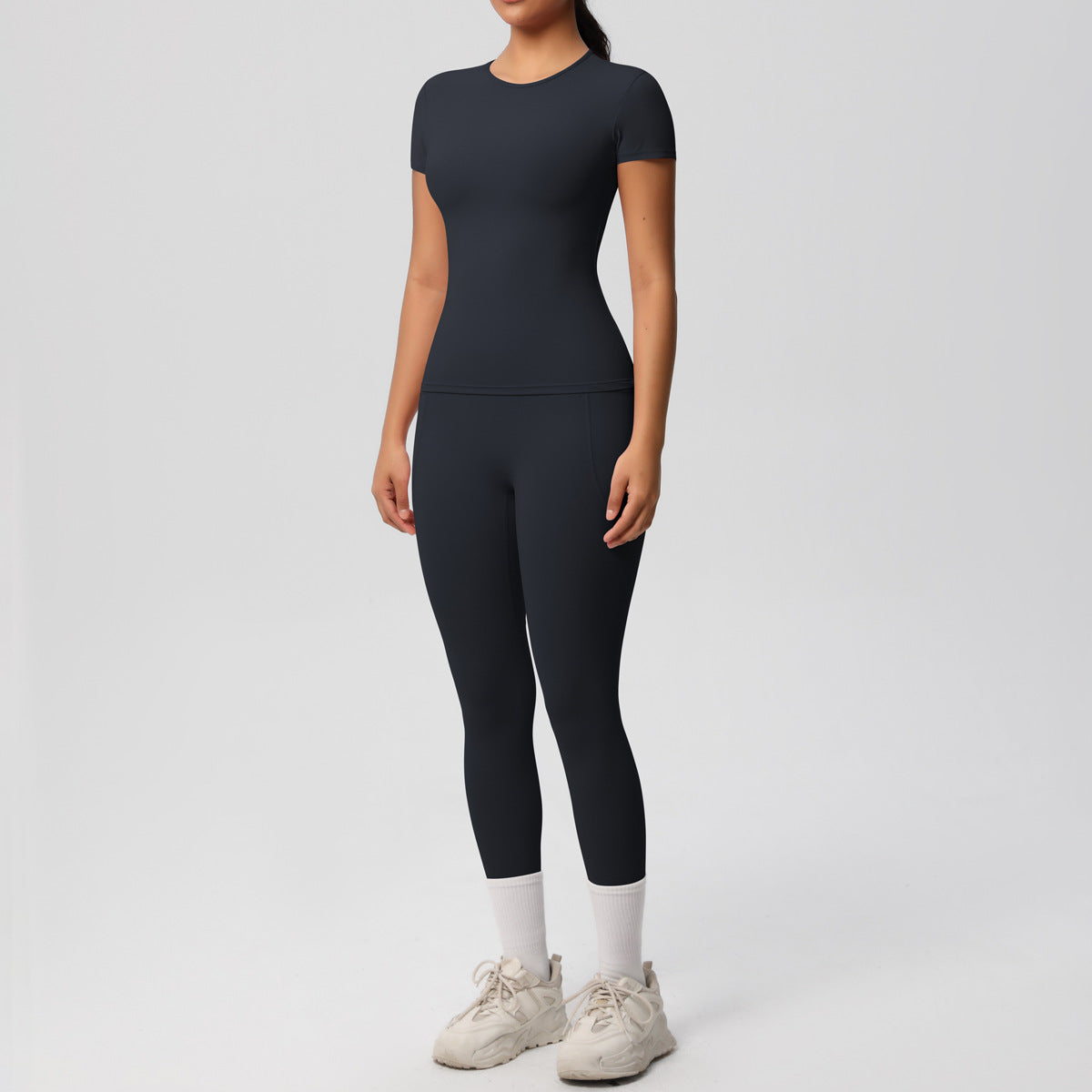 Short Sleeve Breathable Top & Pants Set