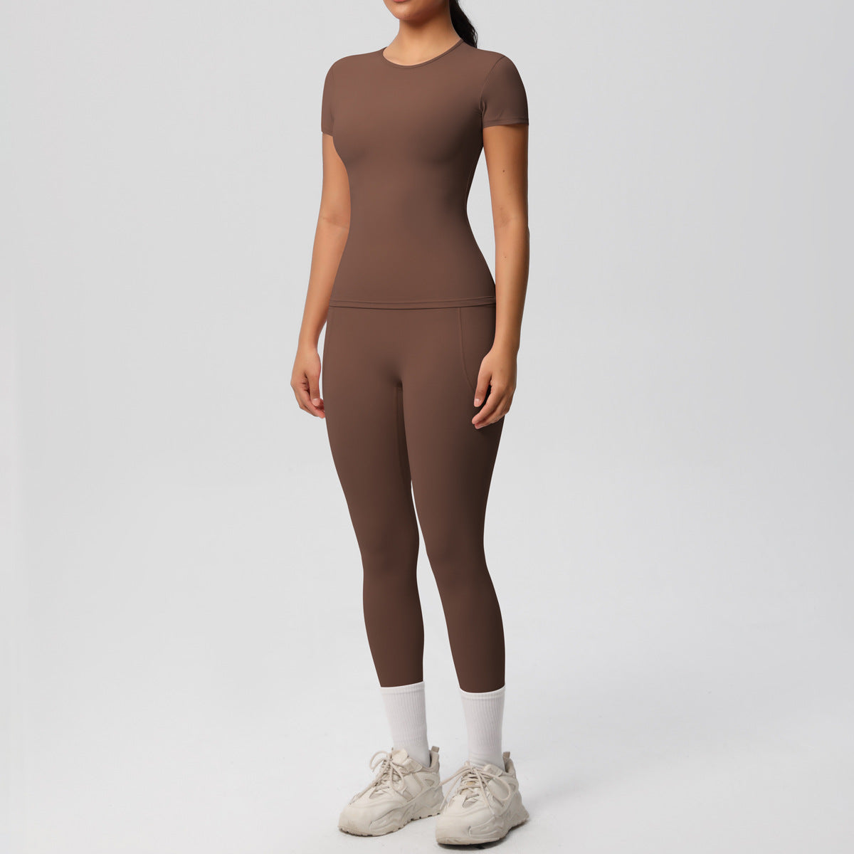 Short Sleeve Breathable Top & Pants Set