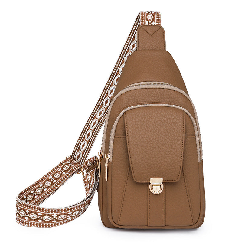 Soft Faux Leather Crossbody Bag