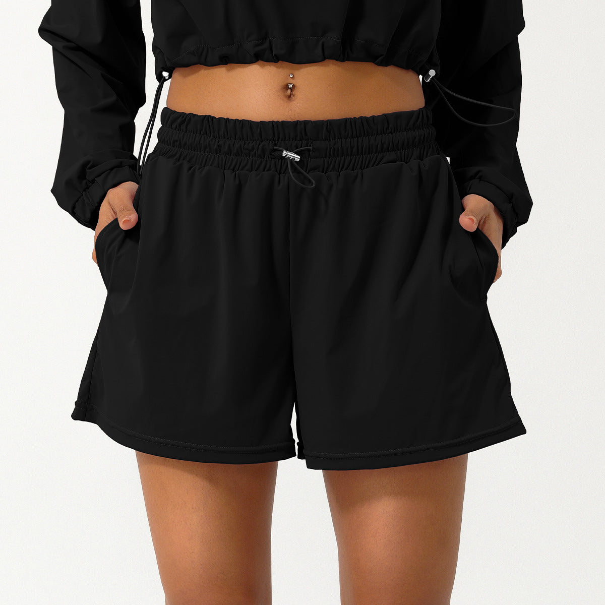 Exercise Drawstring Shorts