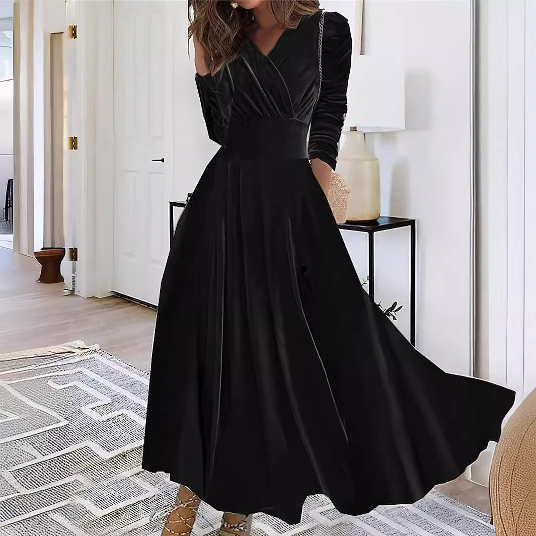 Gaia Black Dress