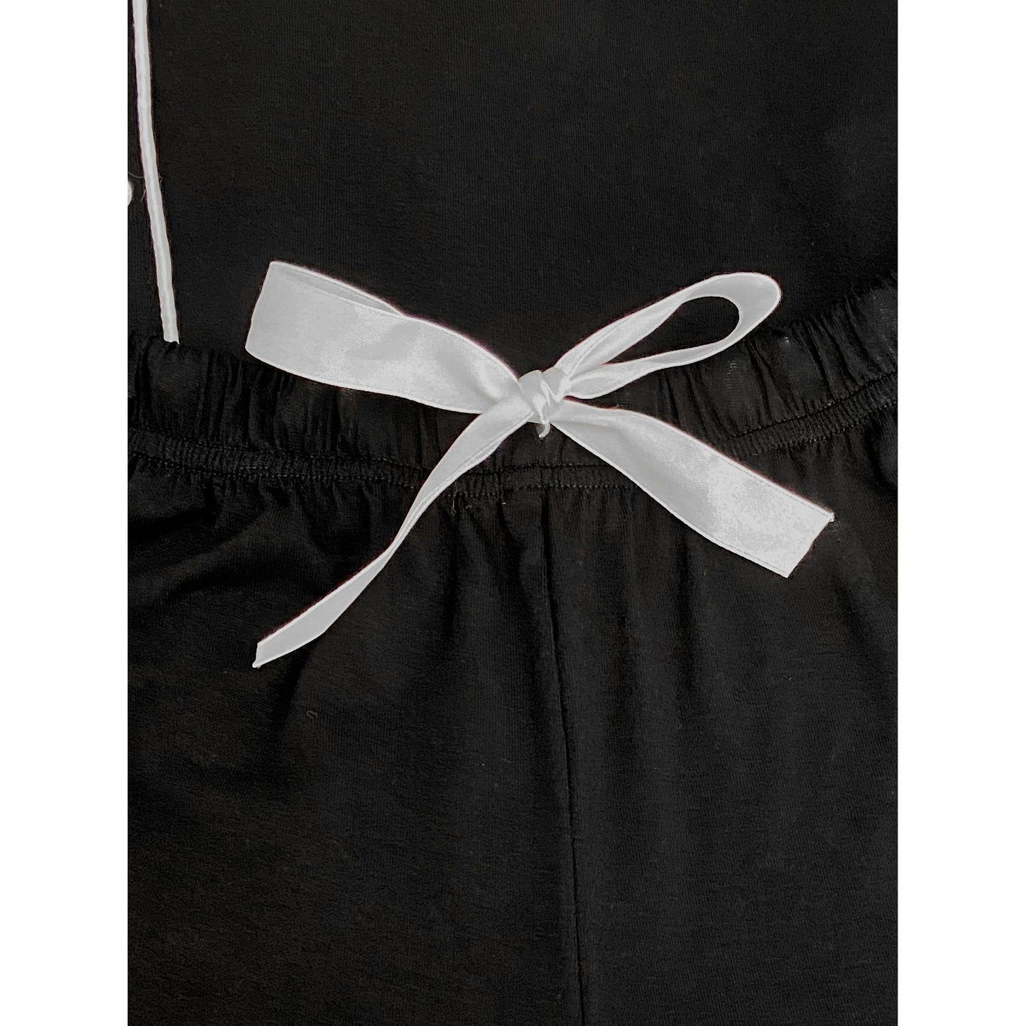 Black Sweetheart Pajama Set