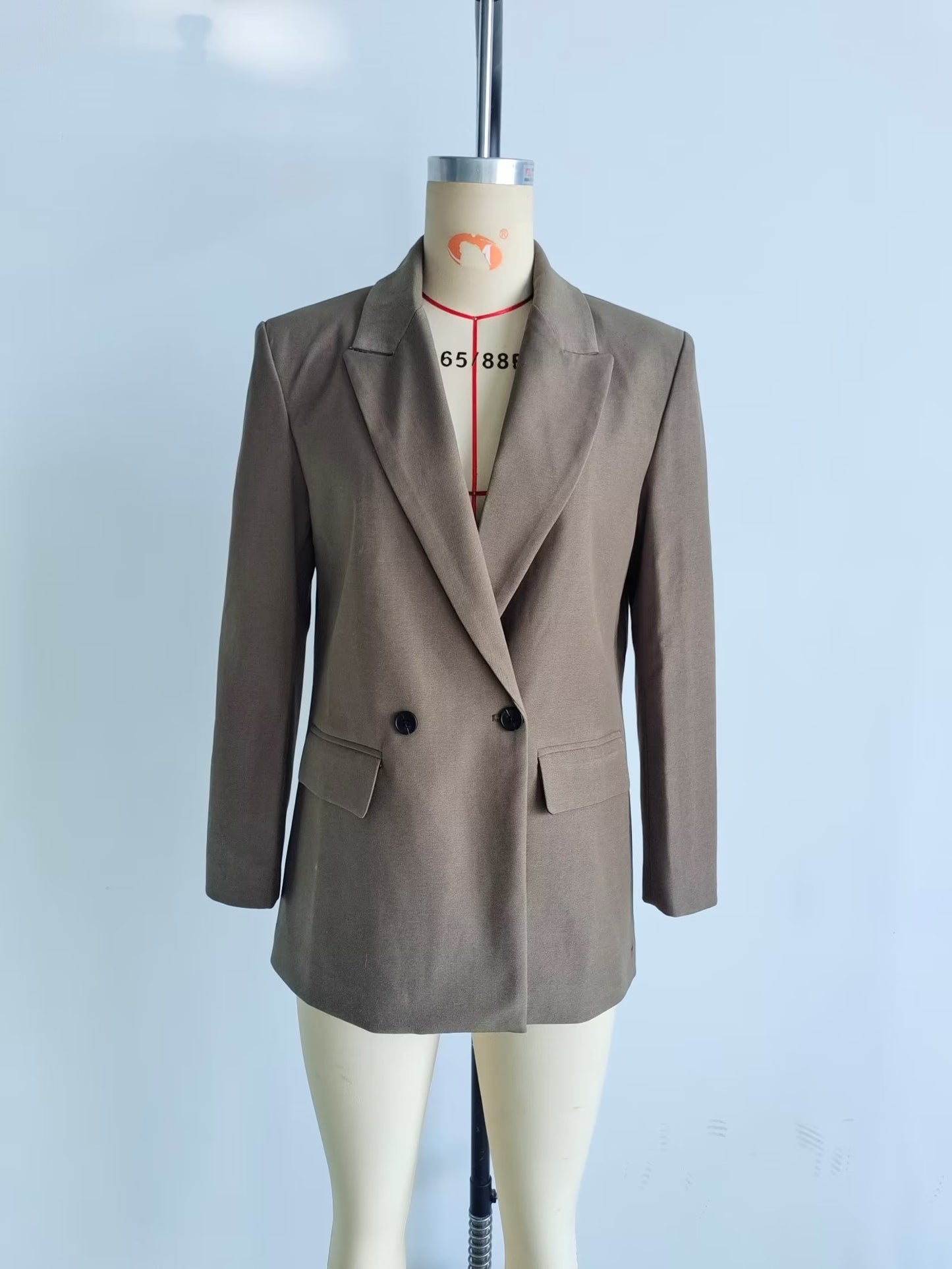 Loose Double-Breasted Blazer