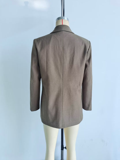 Loose Double-Breasted Blazer