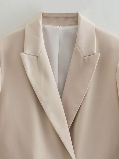 Loose Double-Breasted Blazer