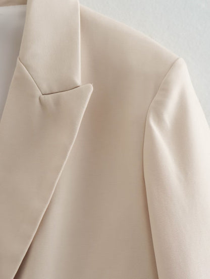 Loose Double-Breasted Blazer
