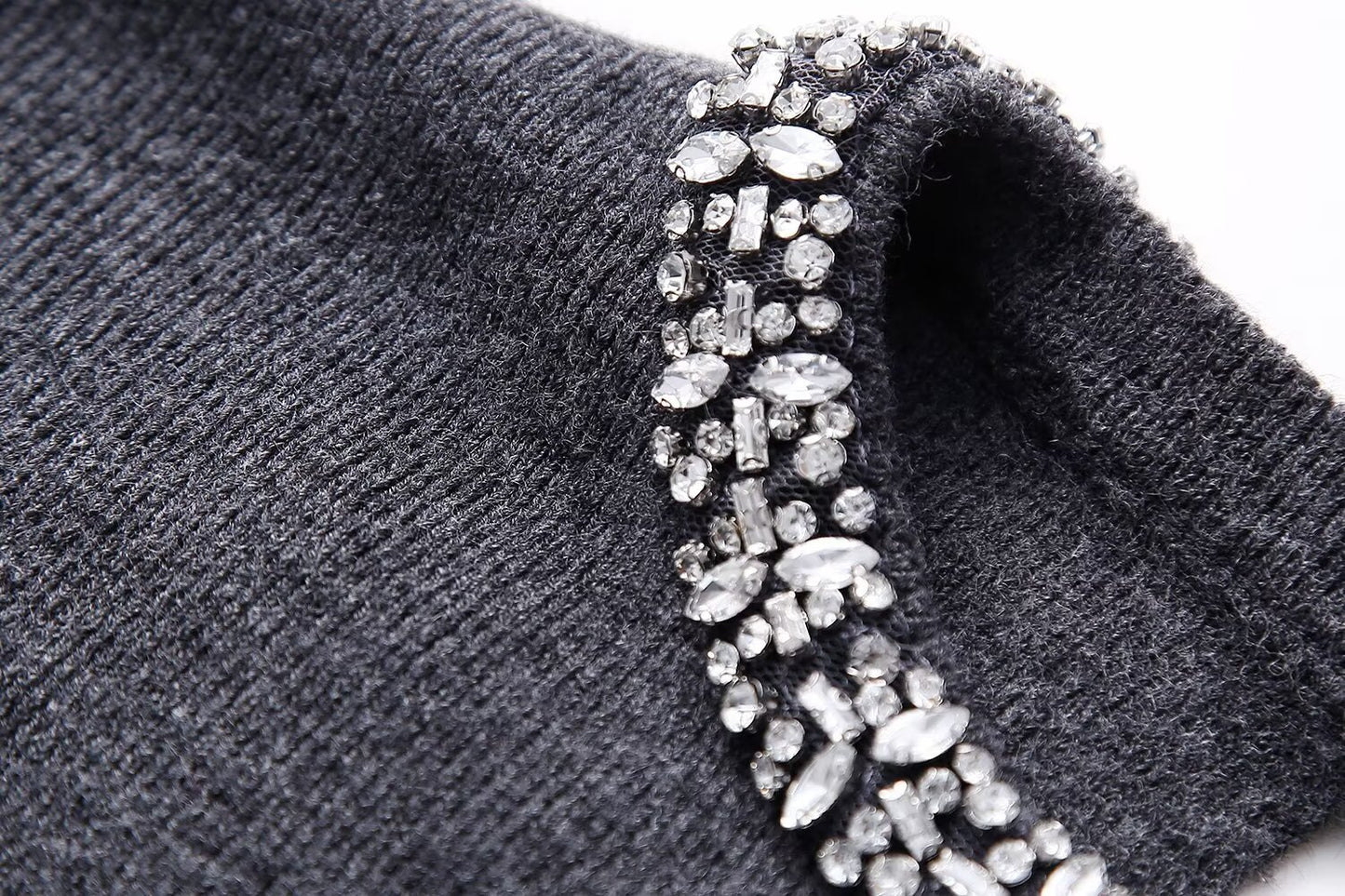 Diamond Collar Sweater top
