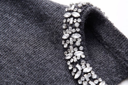 Diamond Collar Sweater top