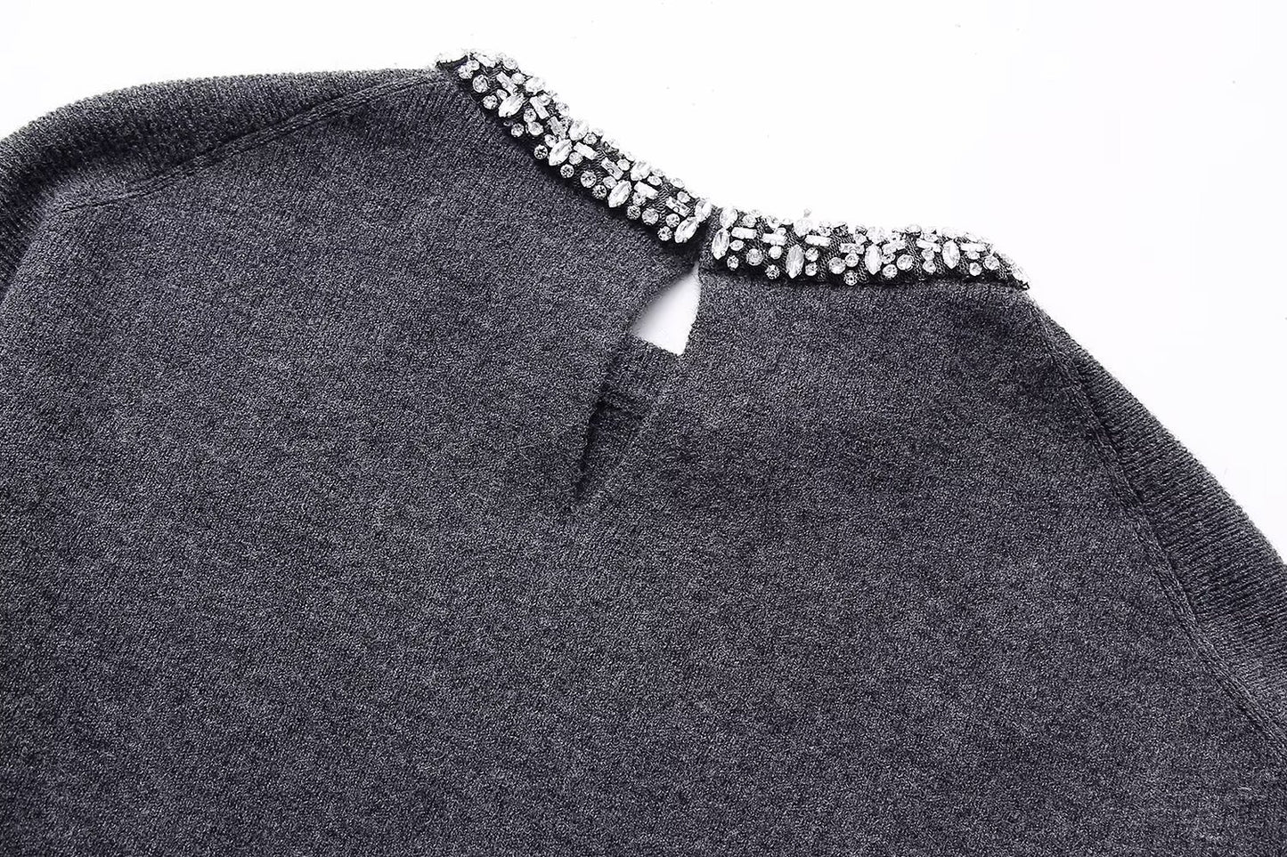 Diamond Collar Sweater top