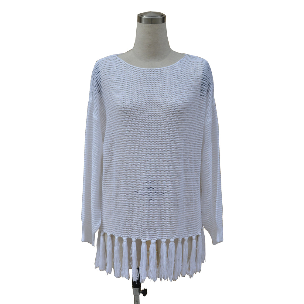 Fishnet Beach Cover Up Shirt