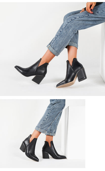 Pointed Ankle Boots