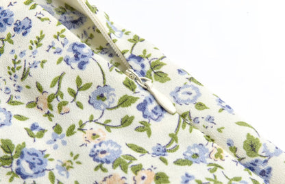 French Casual Floral Skirt
