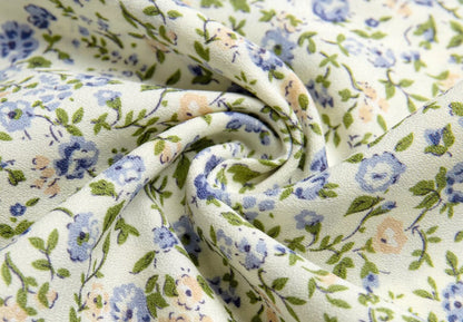 French Casual Floral Skirt