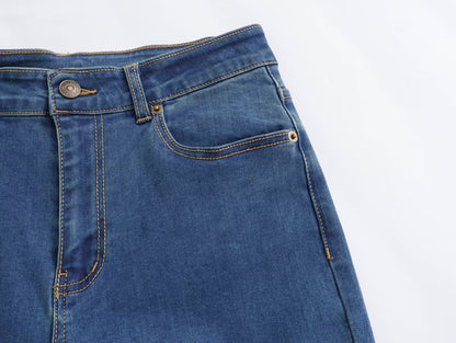 High Waist Slimming Skinny Jeans