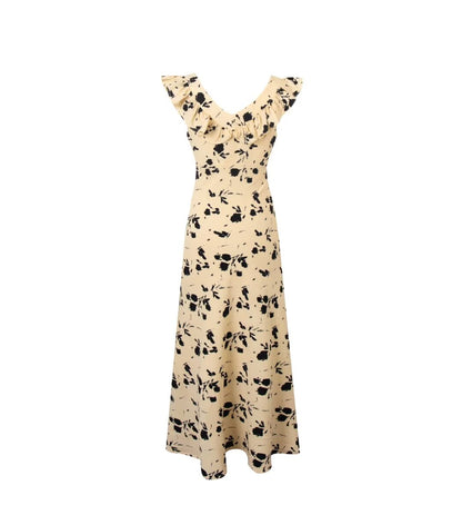 French Flying Sleeve Dress