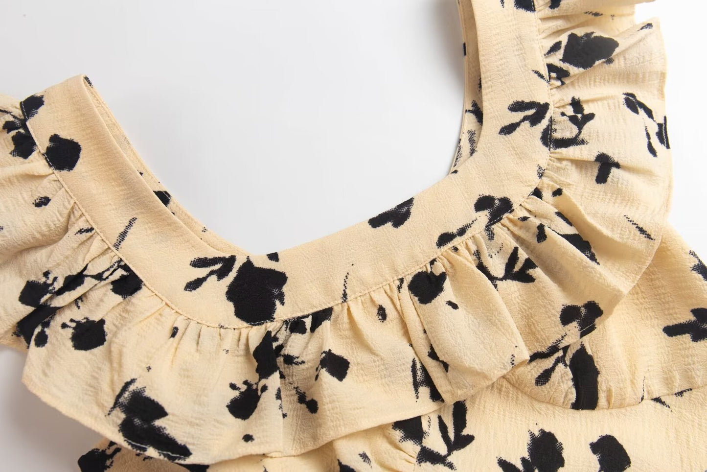 French Flying Sleeve Dress