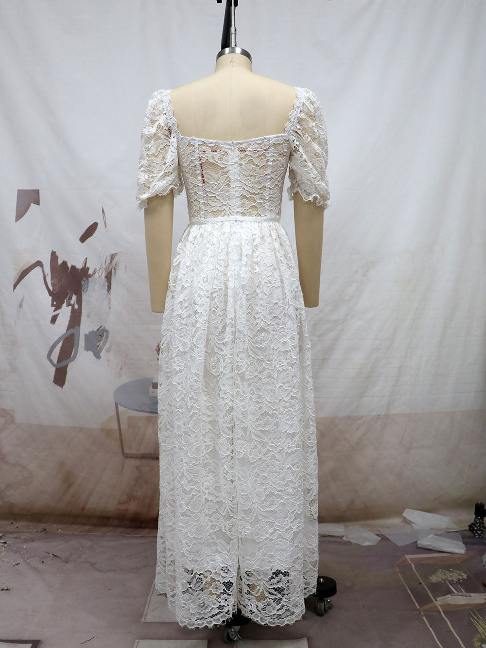 Hannah Lace Midi Dress