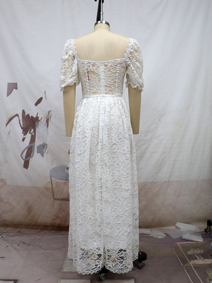 Hannah Lace Midi Dress
