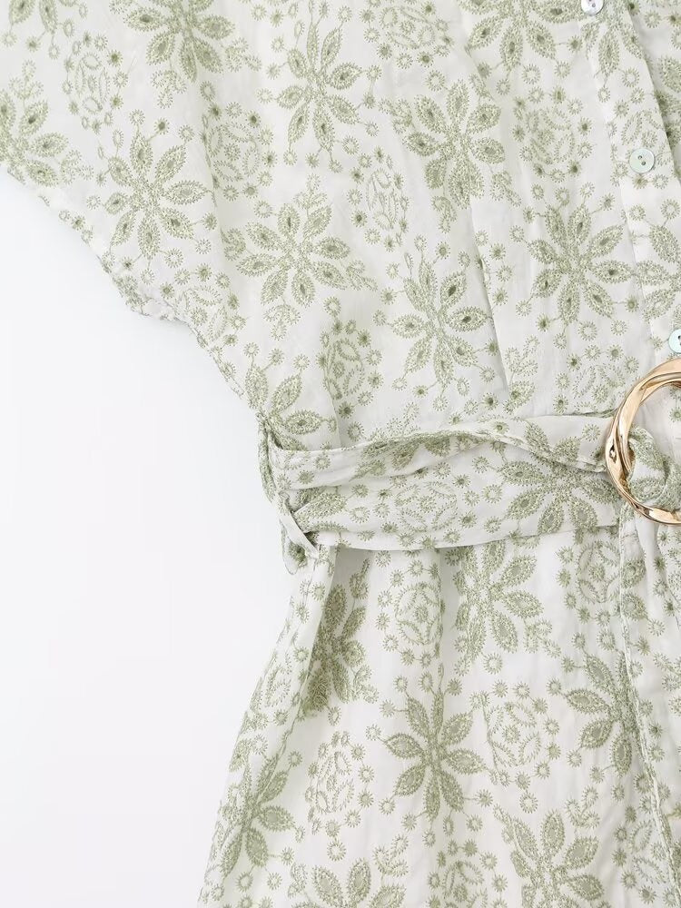 Beth Embroidered Dress