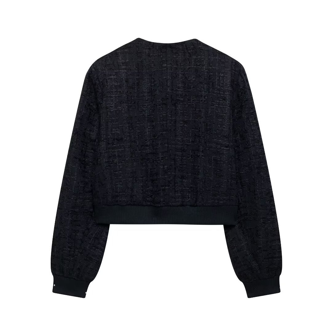Texture Casual Cardigan
