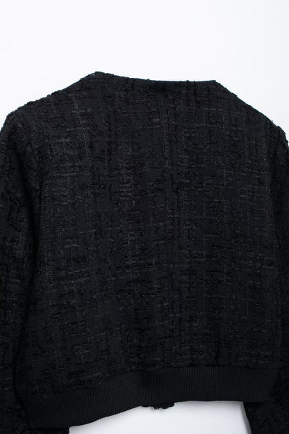 Texture Casual Cardigan