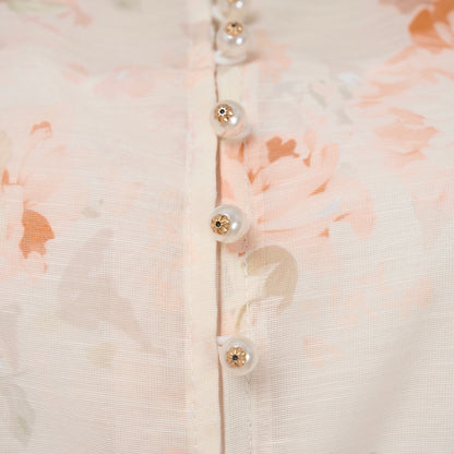 Blouse & High Waist Midi Skirt Set