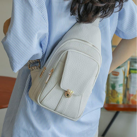 Soft Faux Leather Crossbody Bag