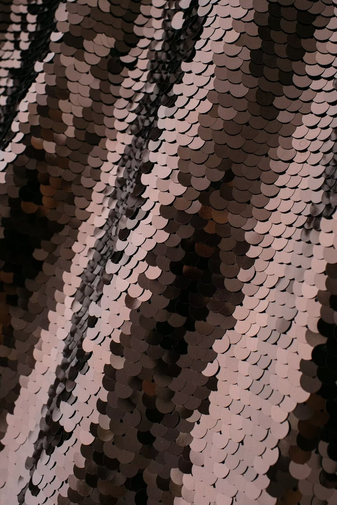 Brown Sequence Skirt