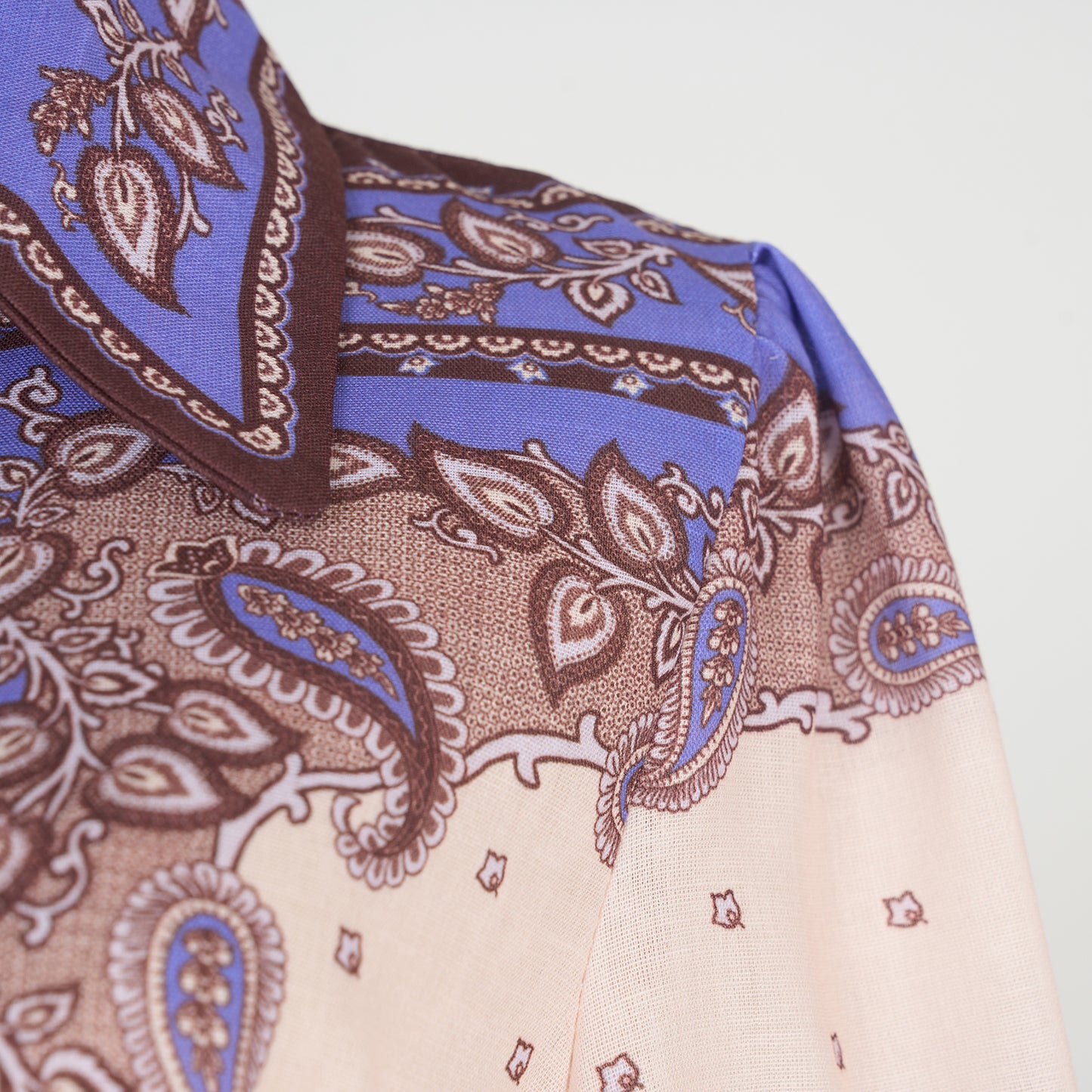 Printed Long Sleeve Elegant Two-Piece Set