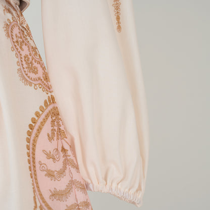 Loose Shirt With Ruffled Collar Elastic Waist Shorts Two Piece Set
