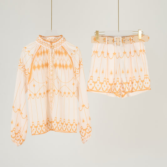 Retro Bohemian Style Two Piece Set