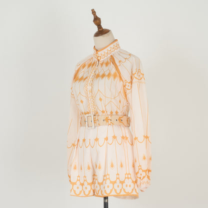 Retro Bohemian Style Two Piece Set