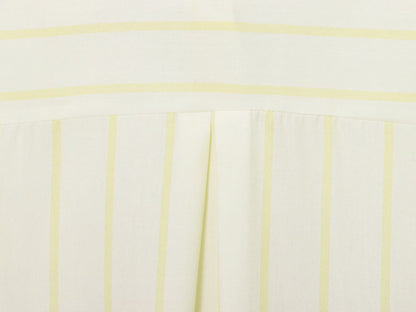 Butter Yellow Striped Button-down Shirt