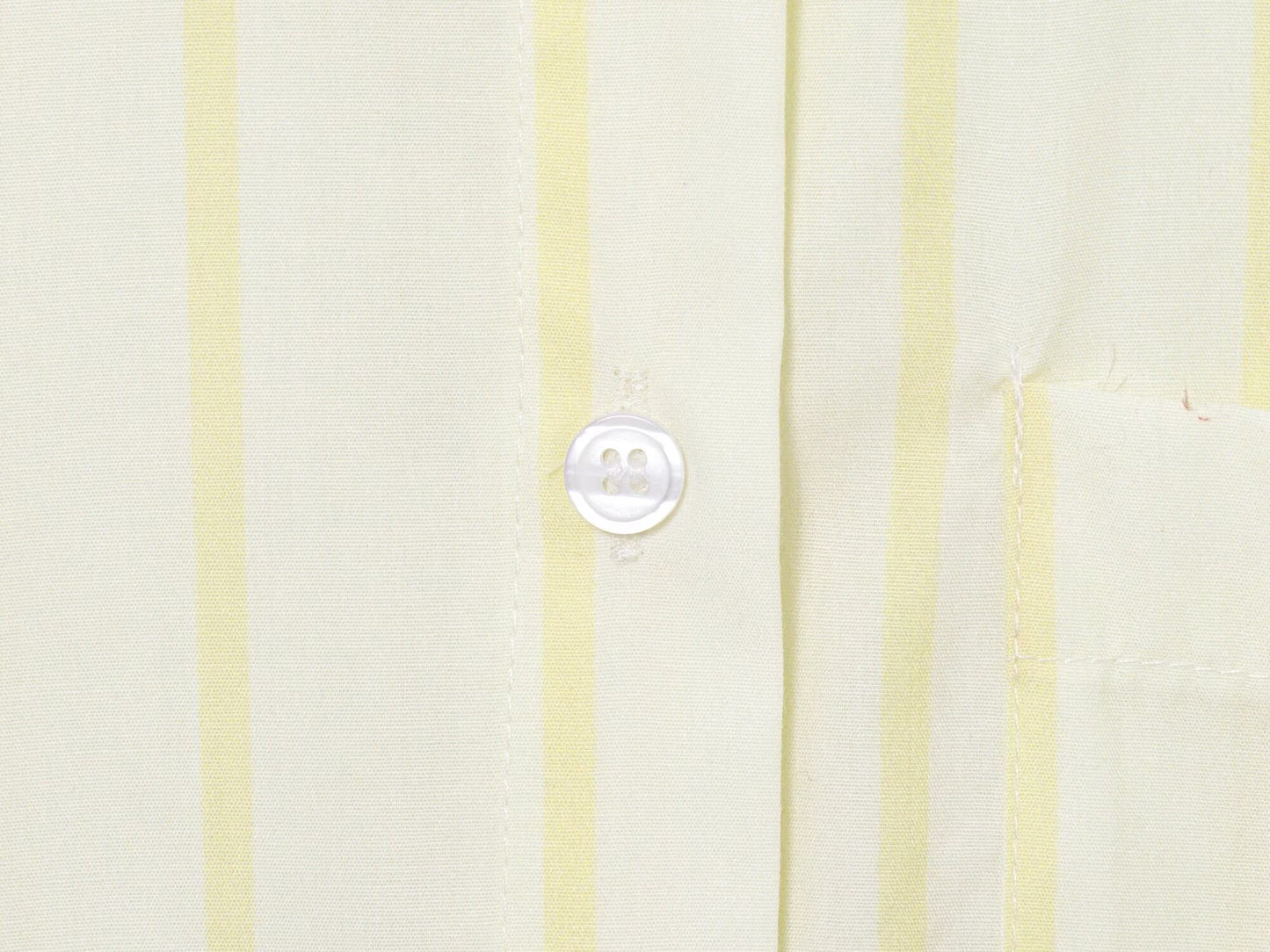 Butter Yellow Striped Button-down Shirt