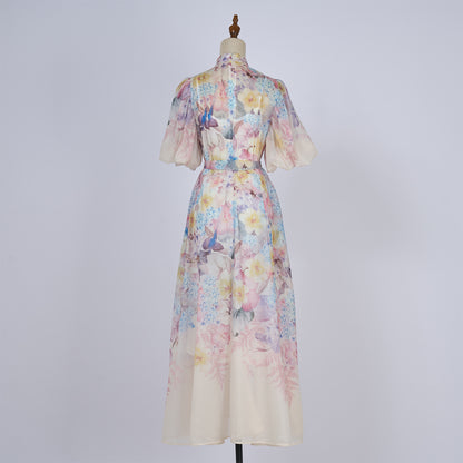 Lady Elegant Short Sleeved Dress
