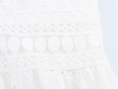 Cotton Embroidery Tea Dress