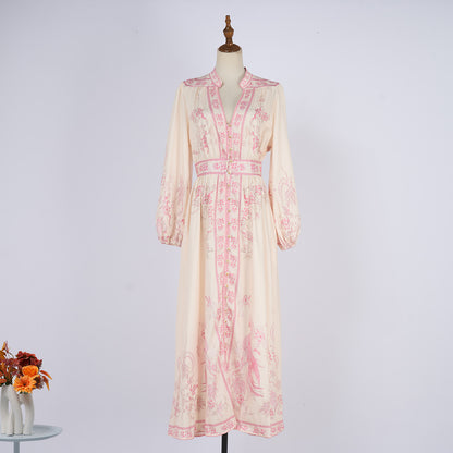 A Line Long Sleeved Dress
