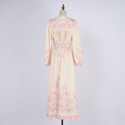 A Line Long Sleeved Dress