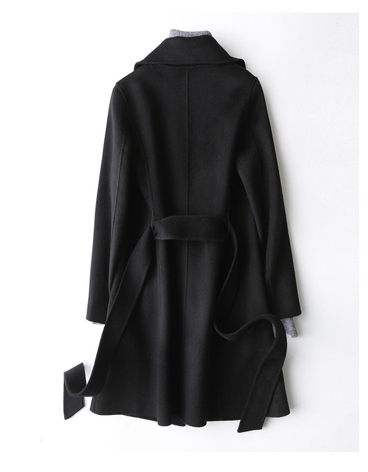 Double-Faced Woolen Overcoat