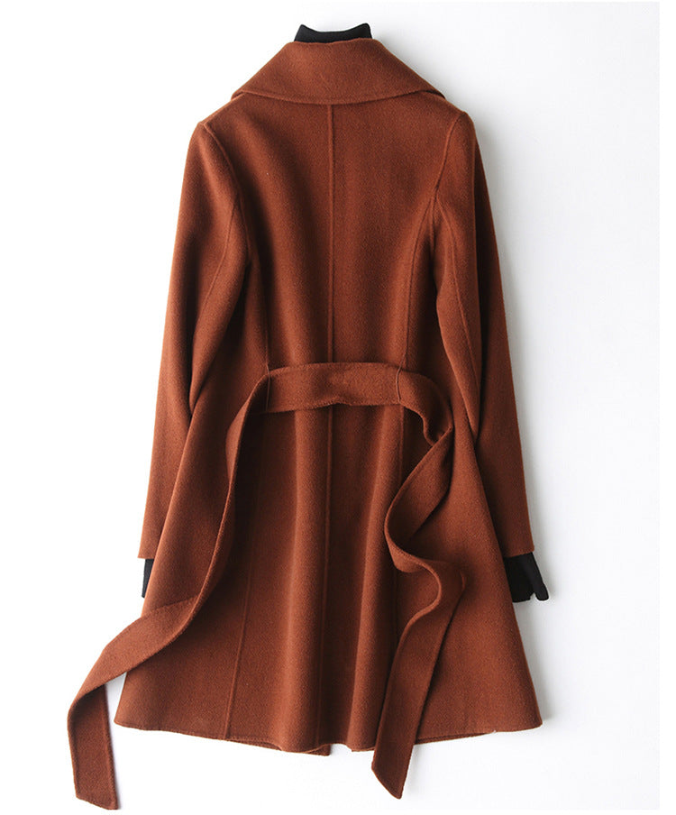Double-Faced Woolen Overcoat